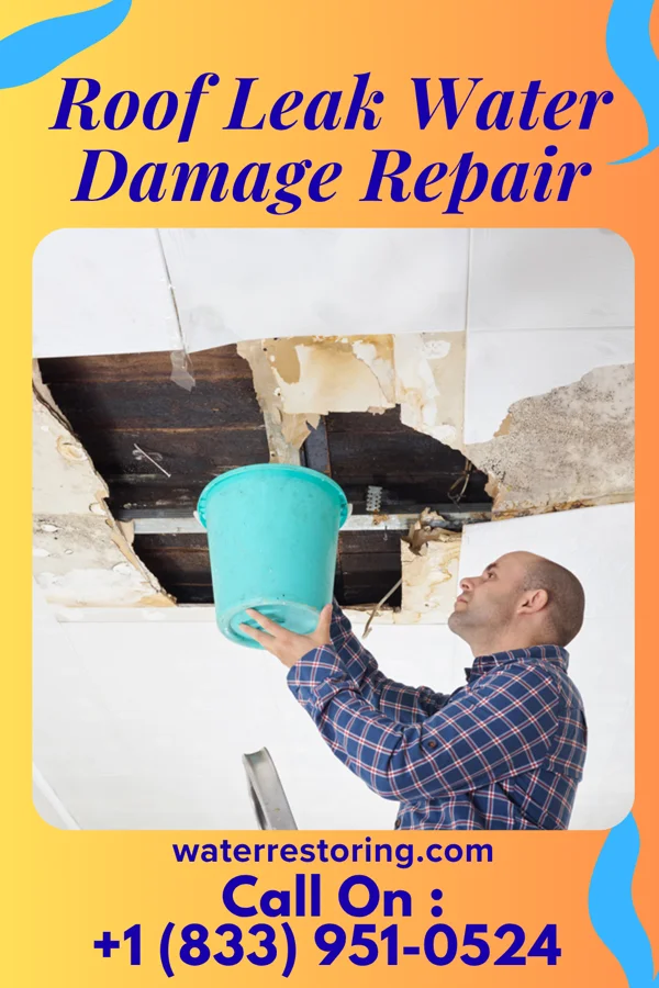 Roof Leak Water Damage Repair in Walnut Creek, AZ